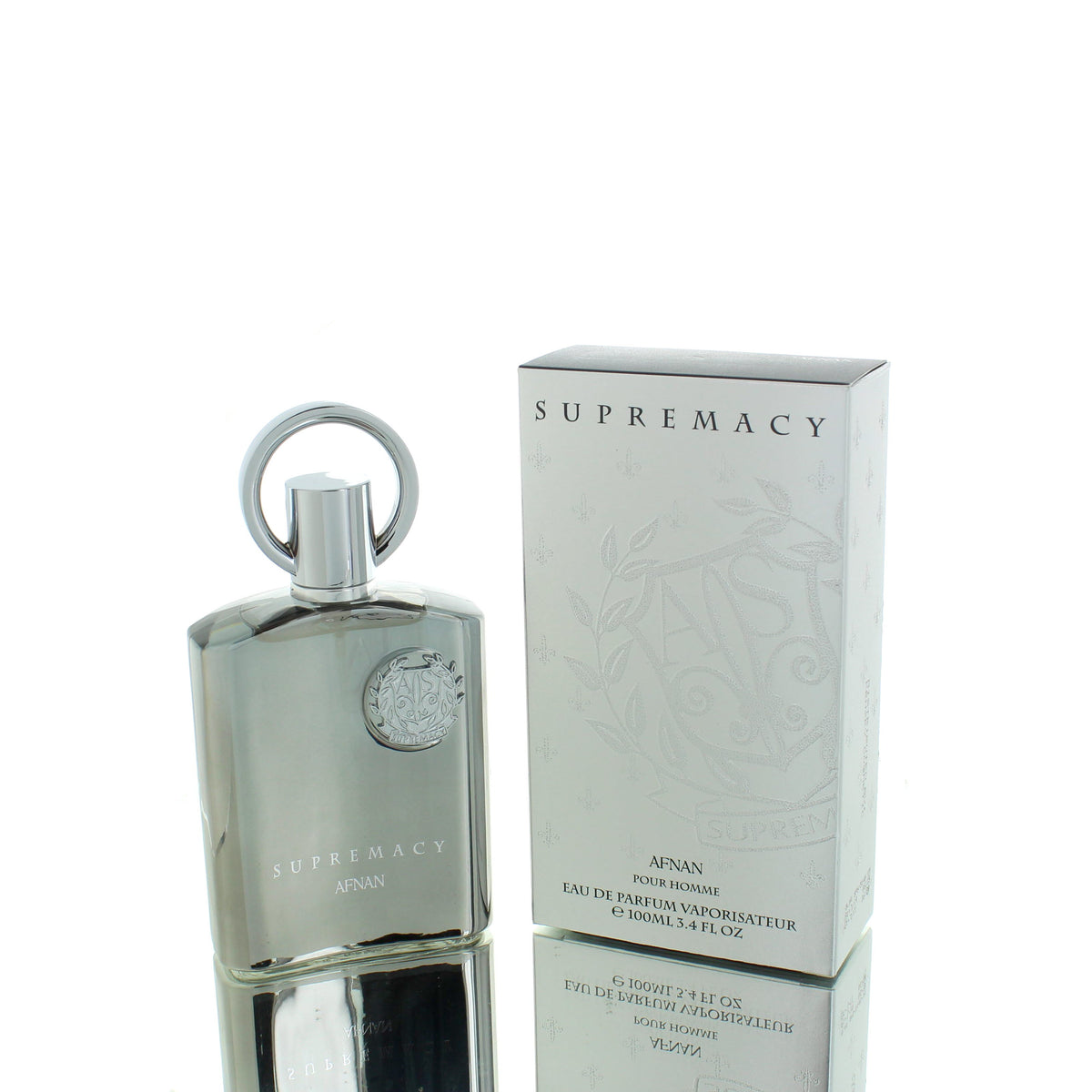 Afnan Supremacy Silver For Man Eau De Parfum Perfume Boxed