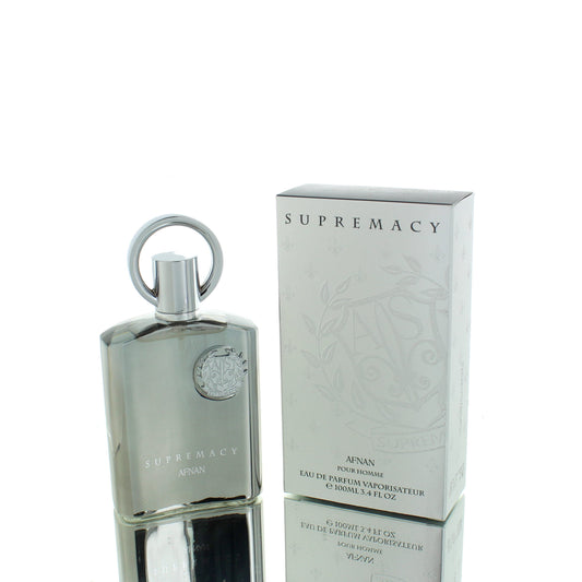 Afnan Supremacy Silver For Man Eau De Parfum Perfume Boxed
