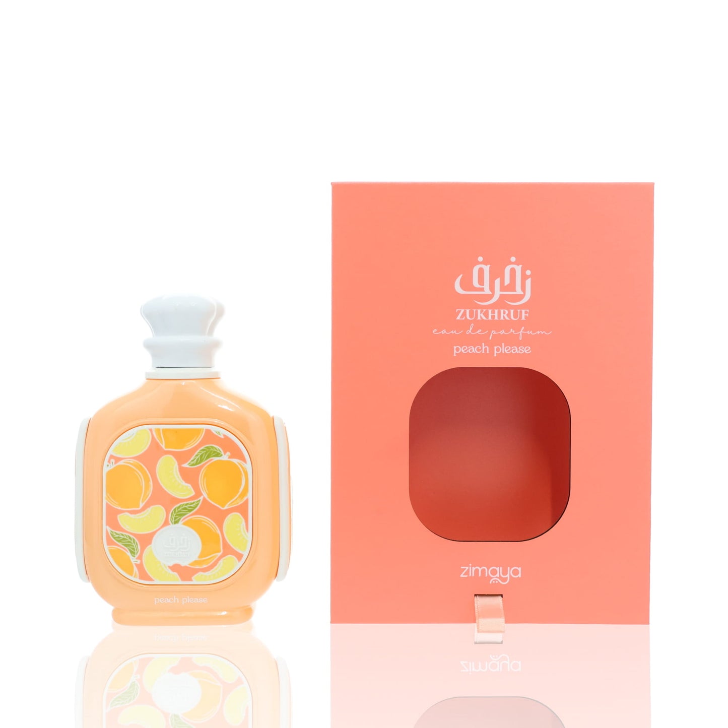 Afnan Zimaya Zukhruf Peach Please Eau De Parfum Fragrance Boxed