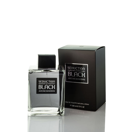 Antonio Banderas Seduction Black For Man Eau De Cologne Perfume Boxed