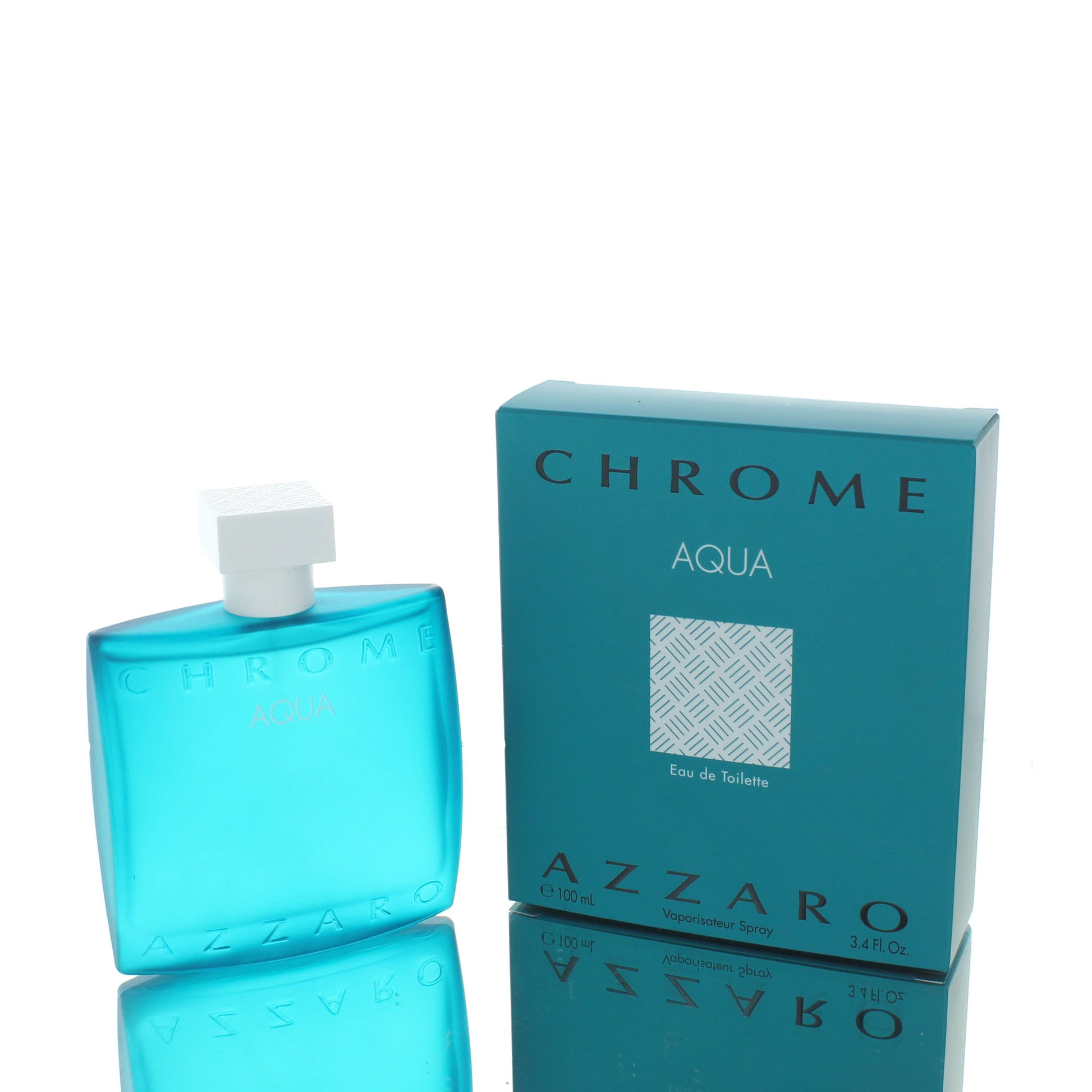 Azzaro Chrome Aqua For Man Eau De Toilette Perfume Boxed