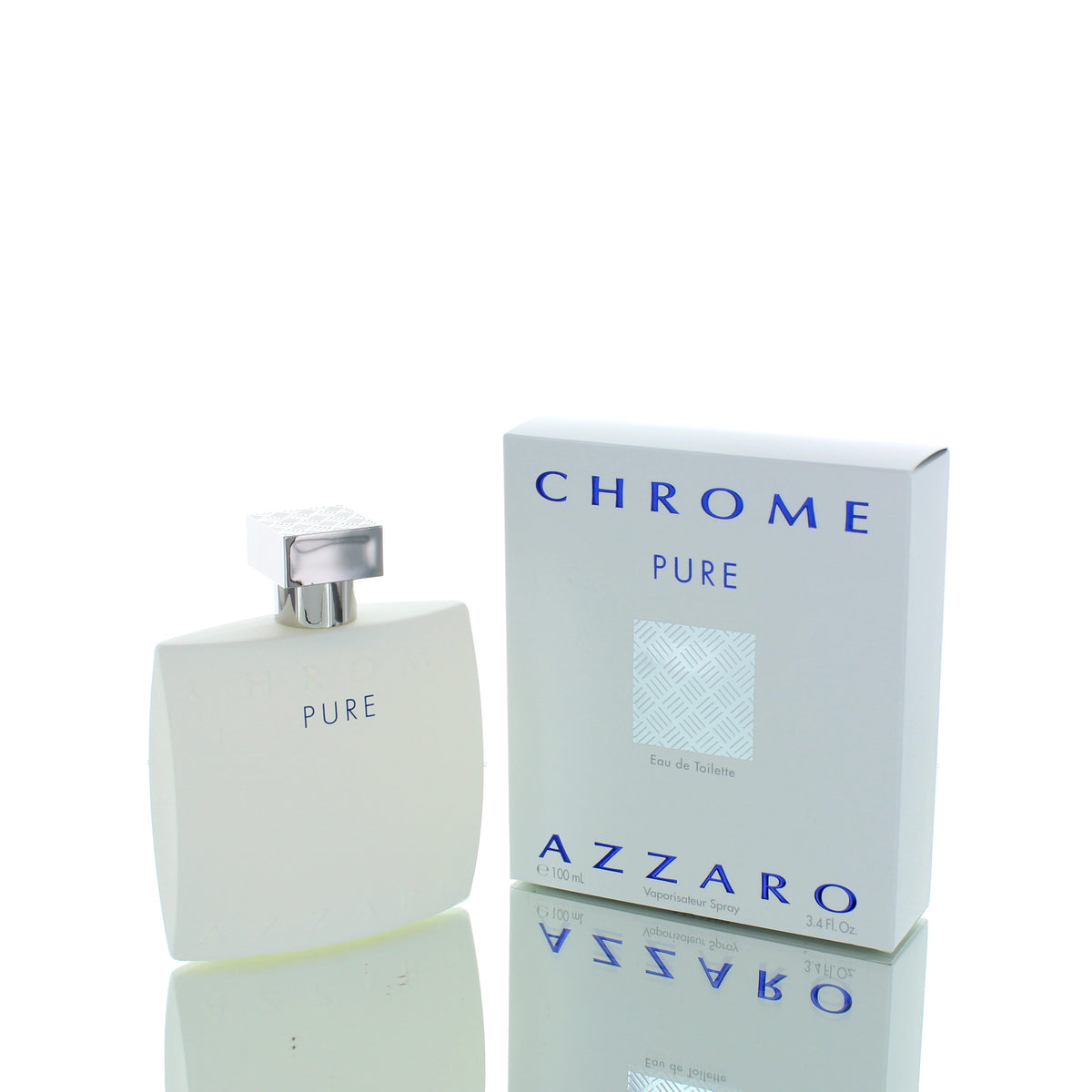 Azzaro Chrome Pure For Man Eau De Toilette Perfume Boxed