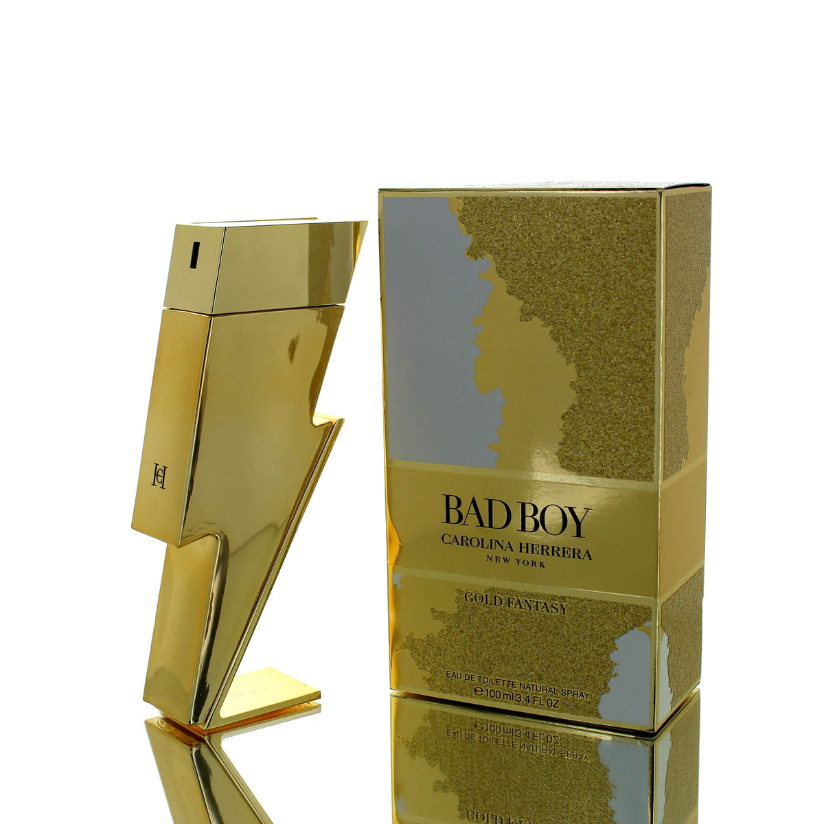 Carolina Herrera Bad Boy Gold Fantasy For Man Eau De Toilette Perfume Tester