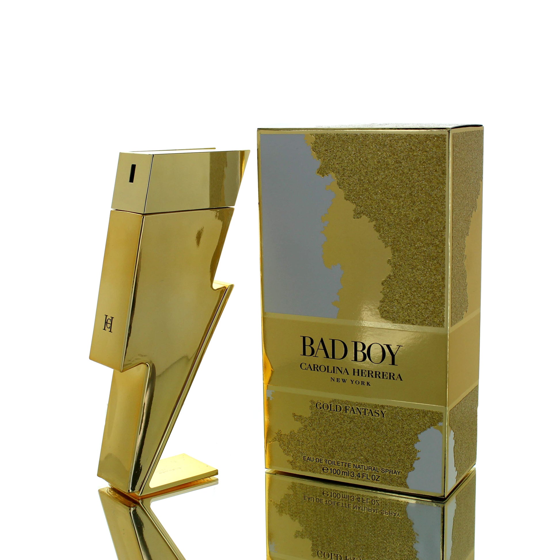 Carolina Herrera Bad Boy Gold Fantasy For Man Eau De Toilette Perfume Tester