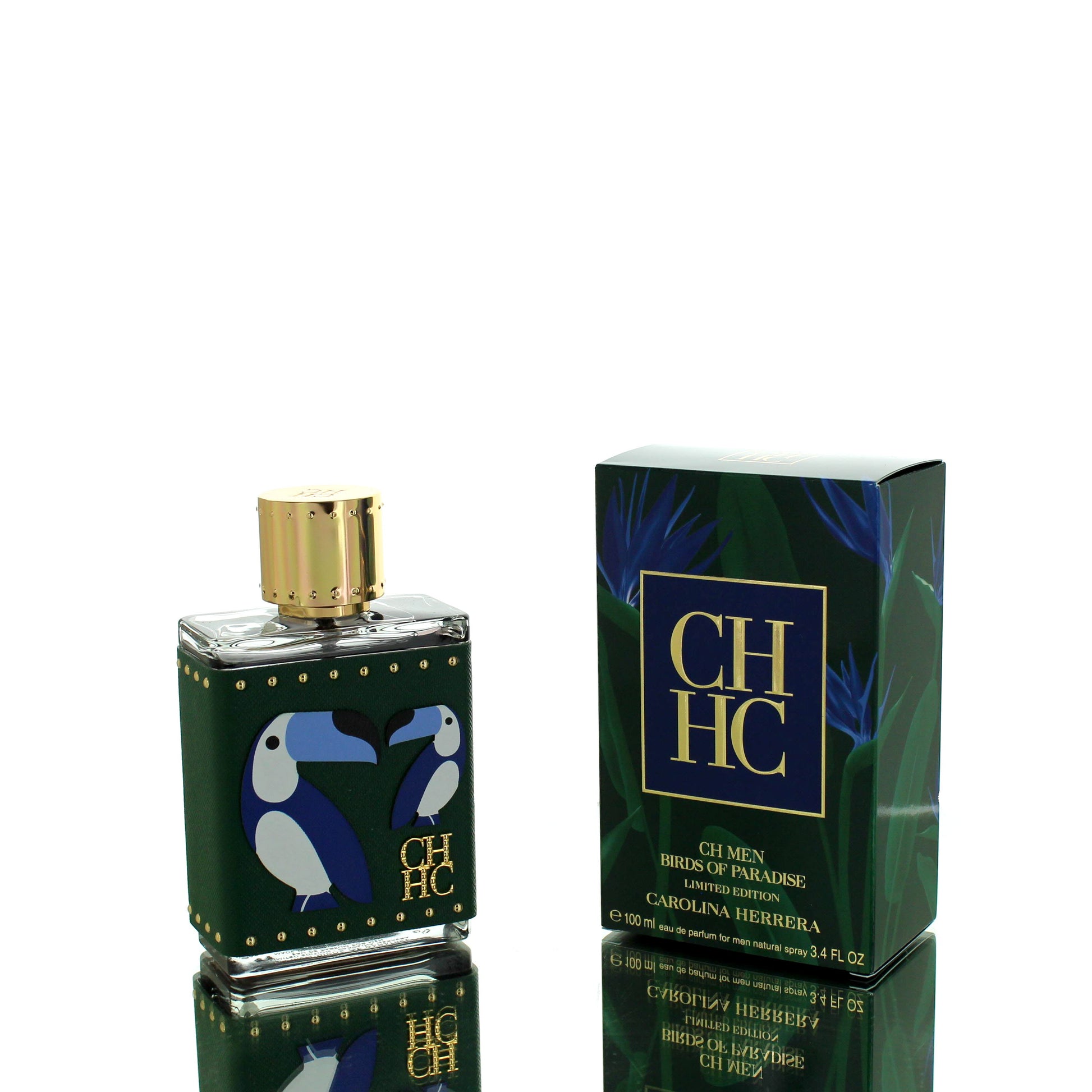 Carolina Herrera CH Men Birds Paradise For Man Eau De Parfum Perfume Boxed