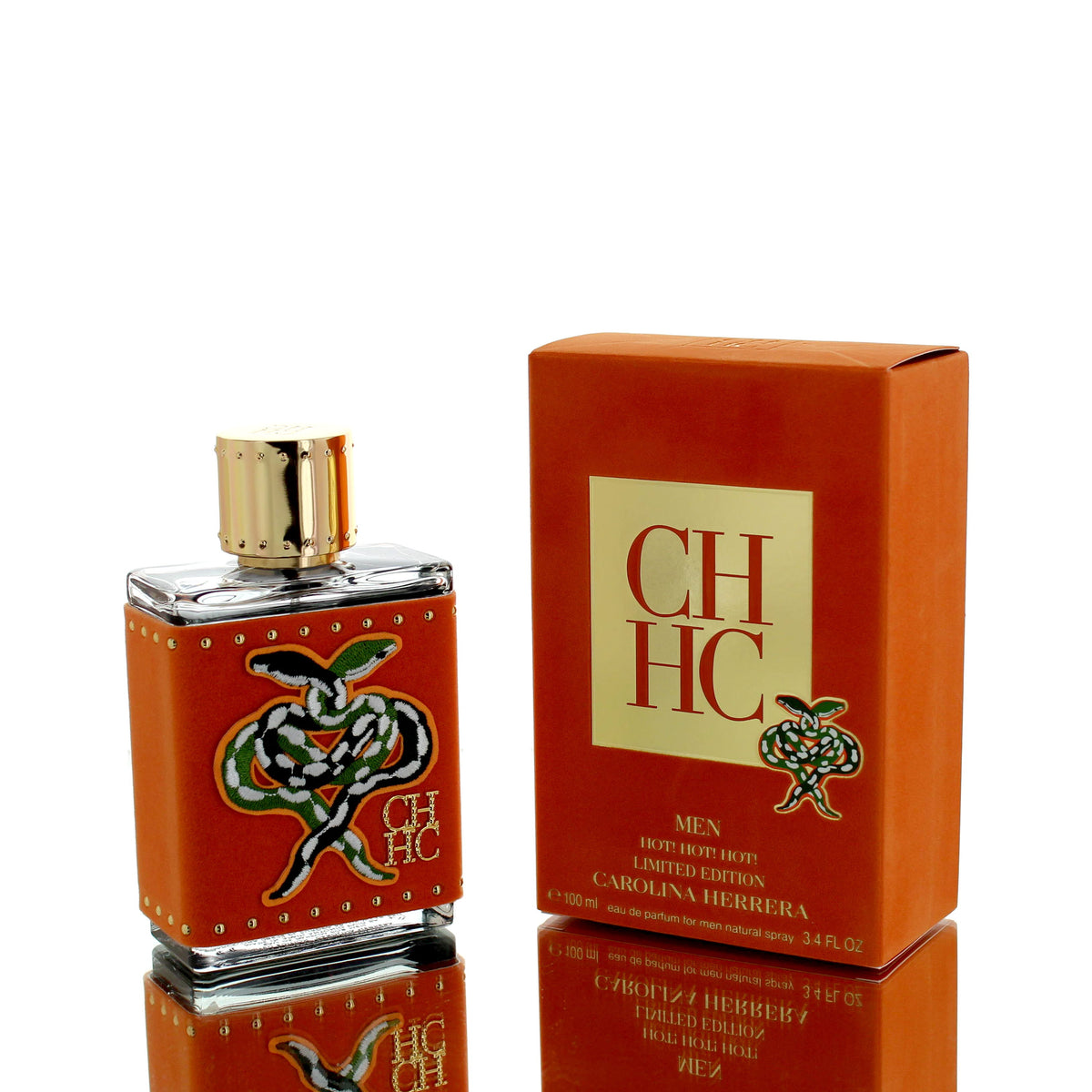 Carolina Herrera CH Men Hot! Hot! Hot! Limited Edition For Man Eau De Parfum Perfume Boxed