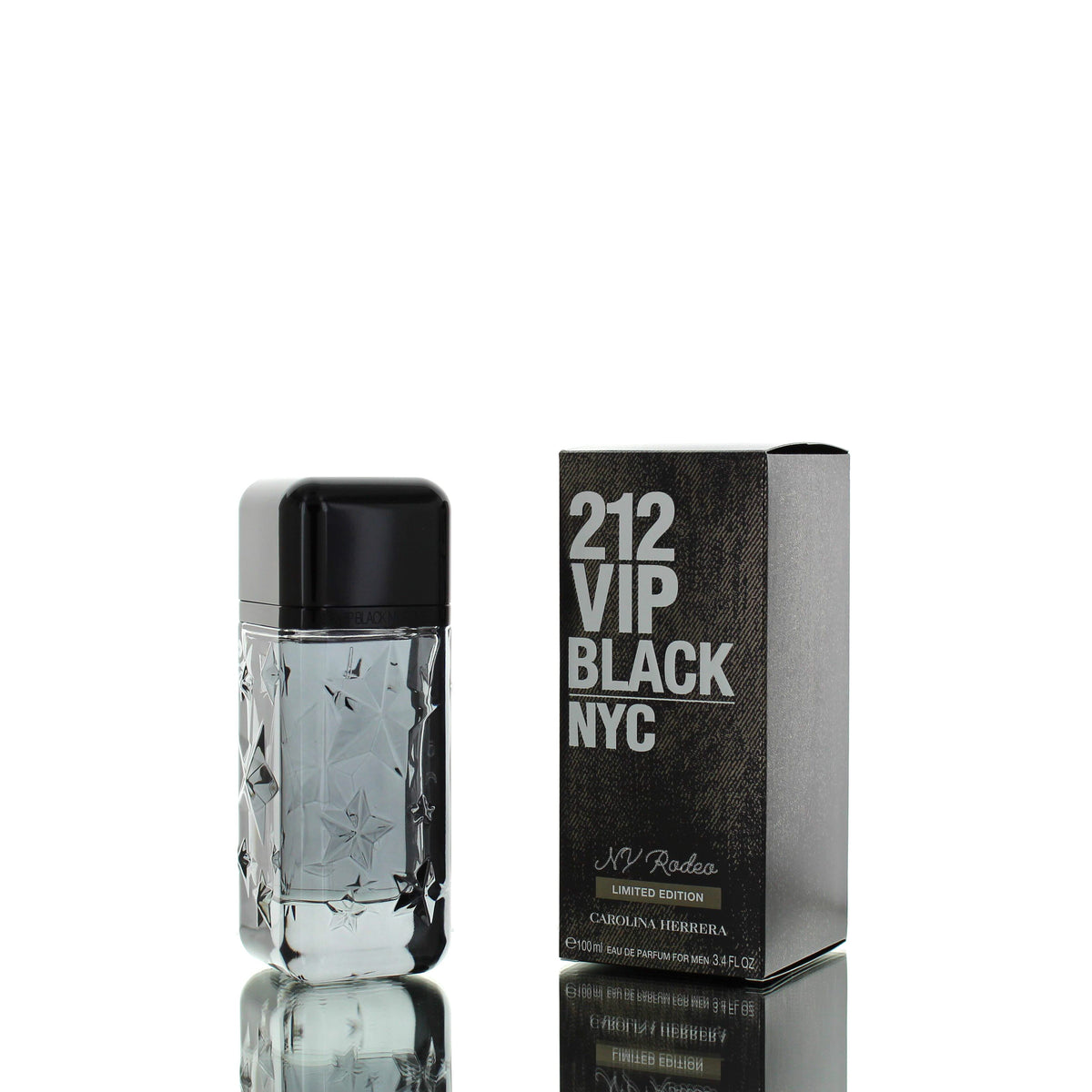 Carolina Herrera 212 VIP Black NY Rodeo For Man Eau De Parfum Perfume Boxed