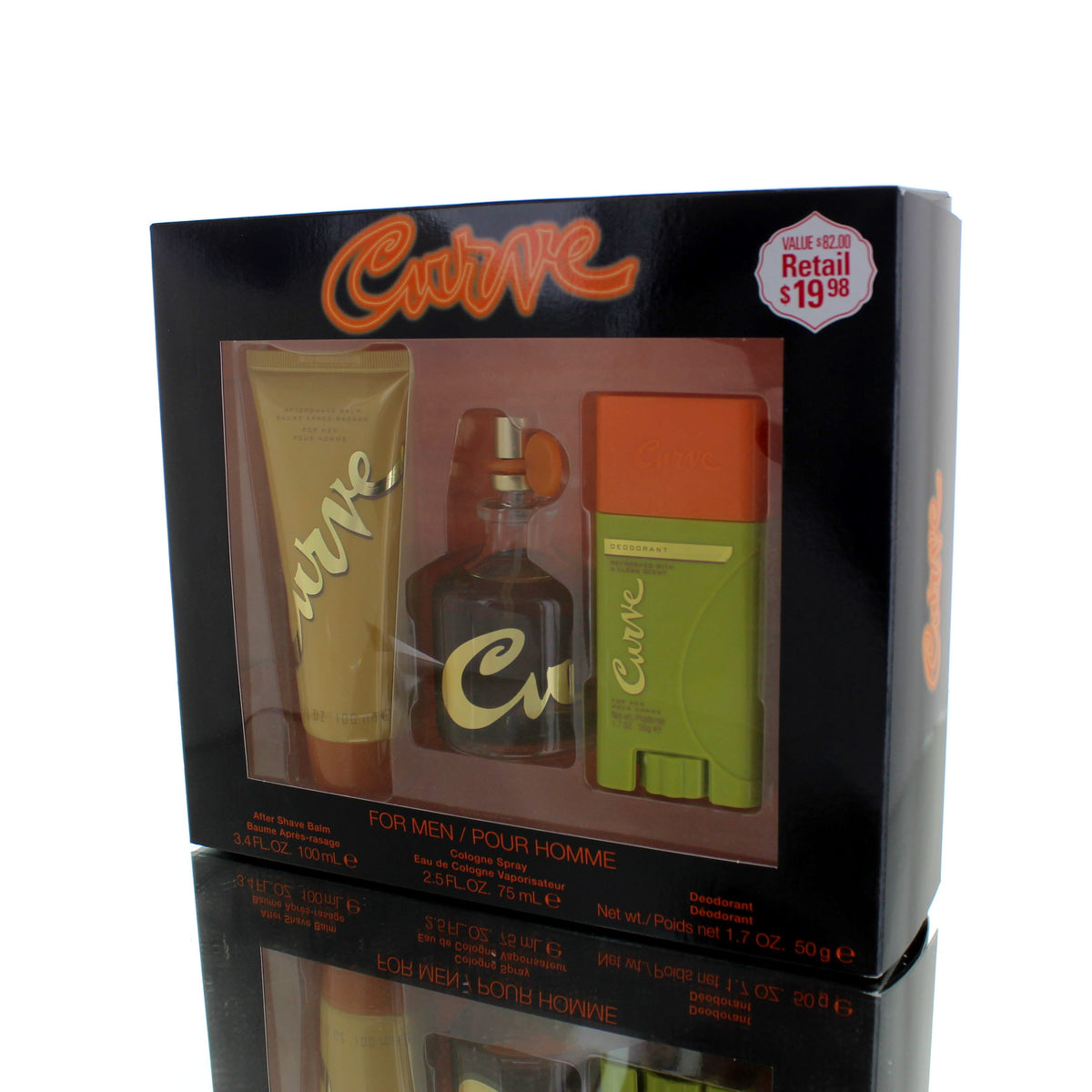 Liz Claiborne Curve For Man Eau De Cologne Perfume Gift Set