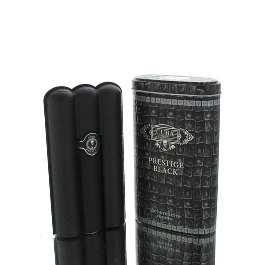 Cuba Prestige Black (Swiss Army Meets Green Irish Twist) For Man Eau De Toilette Perfume Boxed