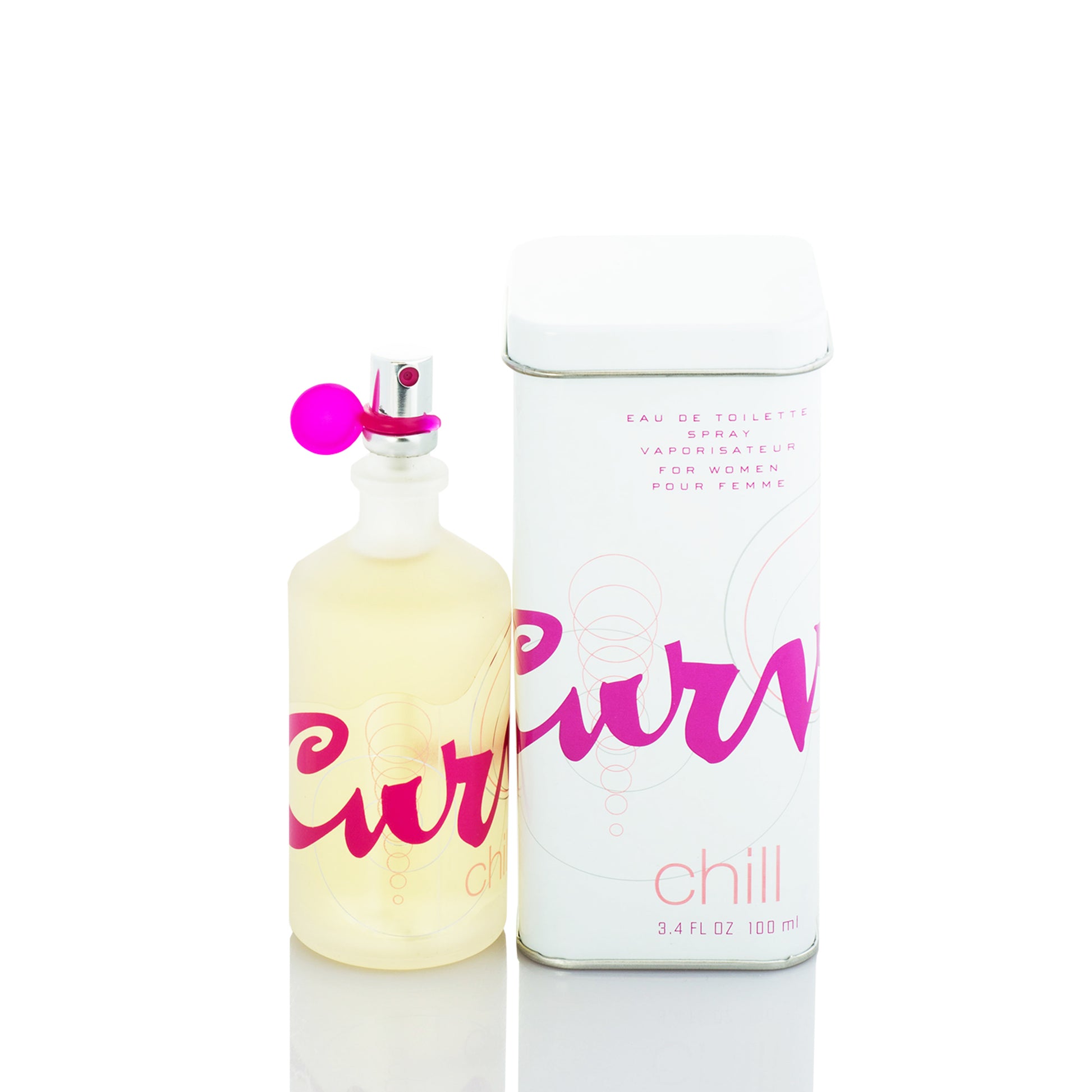 Curve Chill by Claiborne For Woman Eau De Toilette Perfume Boxed
