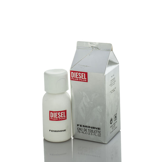 Diesel Plus Plus White For Woman Milk Carton Fragrance Eau De Toilette Perfume Boxed