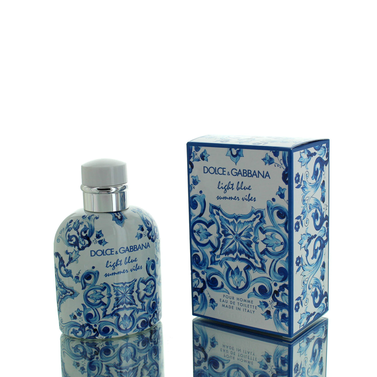 Dolce & Gabbana Light Blue Summer Vibes Edition For Man Eau De Toilette Perfume Boxed