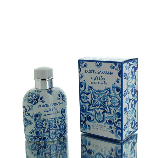 Dolce & Gabbana Light Blue Summer Vibes Edition For Man Eau De Toilette Perfume Boxed