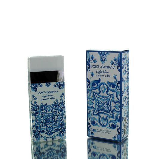 Dolce & Gabbana Light Blue Summer Vibes For Woman Eau De Toilette Perfume Boxed