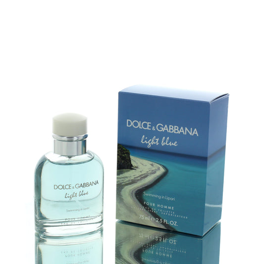 Dolce & Gabbana Light Blue Swimming In Lipari For Man Eau De Toilette Perfume Boxed