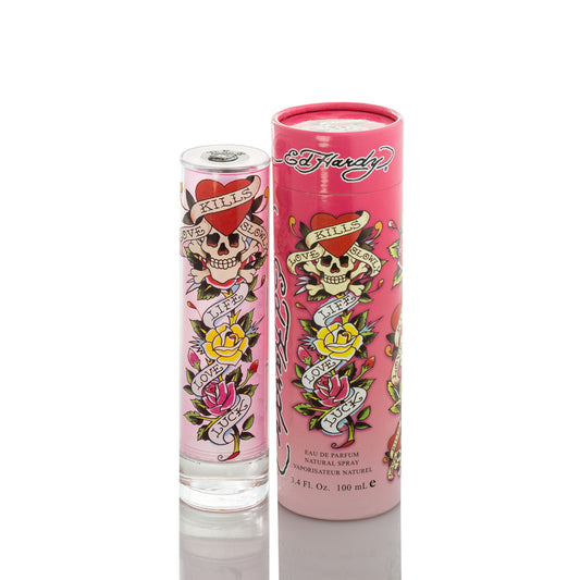 Ed Hardy Classic Pink Tall For Woman Eau De Parfum Perfume Tester