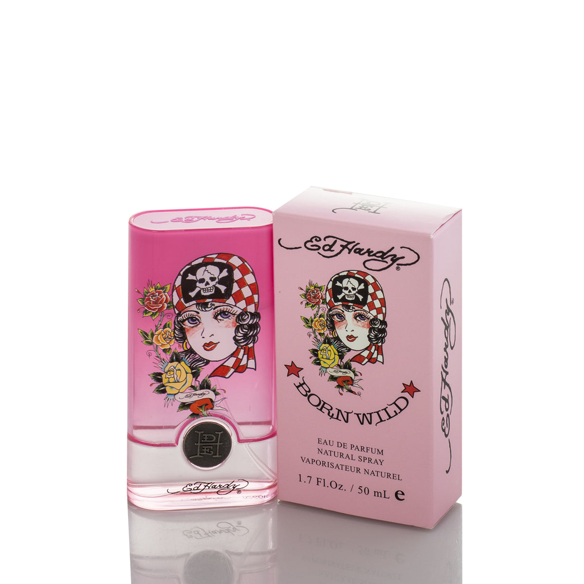 Ed Hardy Born Wild For Woman Eau De Parfum Perfume Gift Set