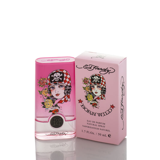 Ed Hardy Born Wild For Woman Eau De Parfum Perfume Gift Set
