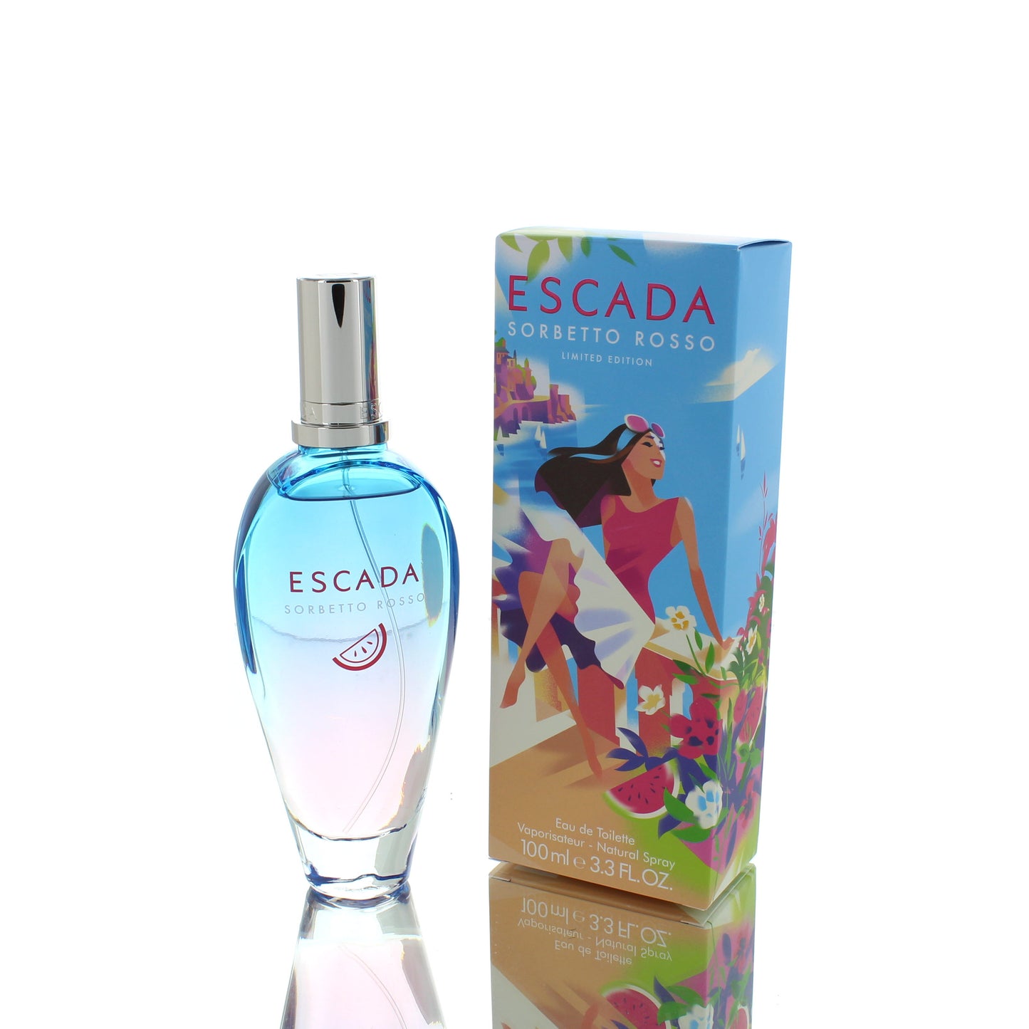Escada Sorbetto Rosso For Woman Eau De Toilette Perfume Boxed