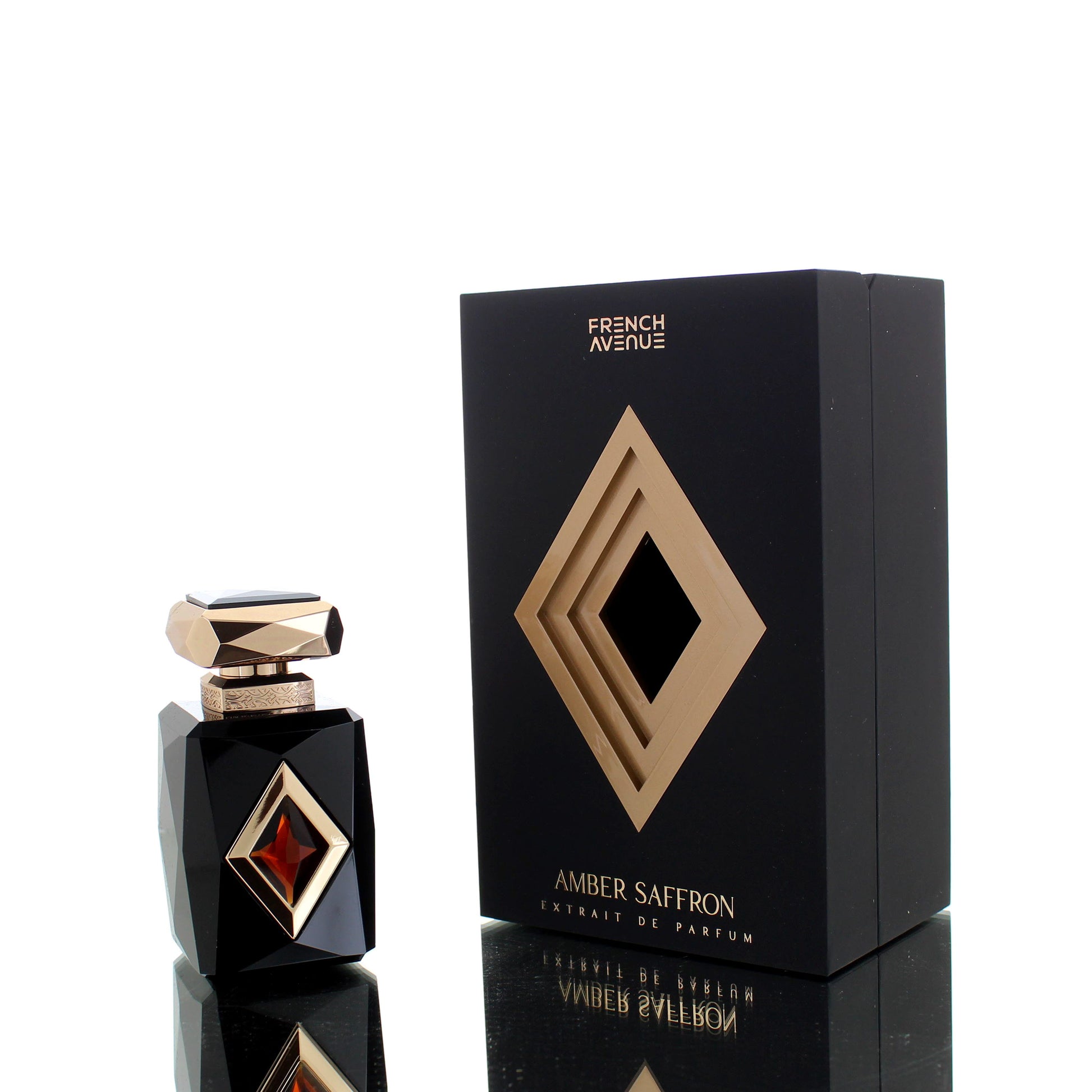 Fragrance World Amber Saffron For Man/Woman Extrait De Parfum Perfume Boxed