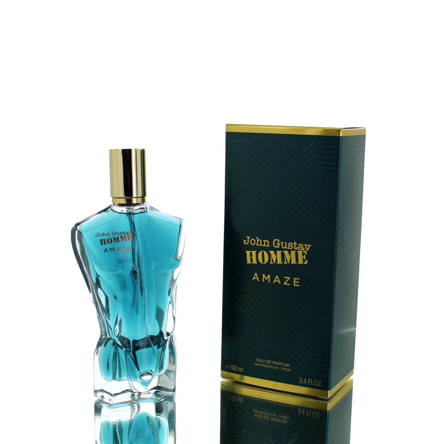 Fragrance World John Gustav Amaze Homme (Le Beau Twist) For Man Eau De Parfum Perfume Boxed