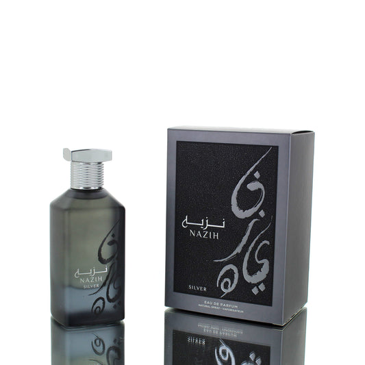 Fragrance World Nazih Silver (Bottled Intense Twist) For Man/Woman Eau De Parfum Perfume Boxed