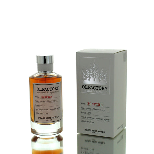 Fragrance World Olfactory Bonfire For Man/Woman Eau De Parfum Perfume Boxed