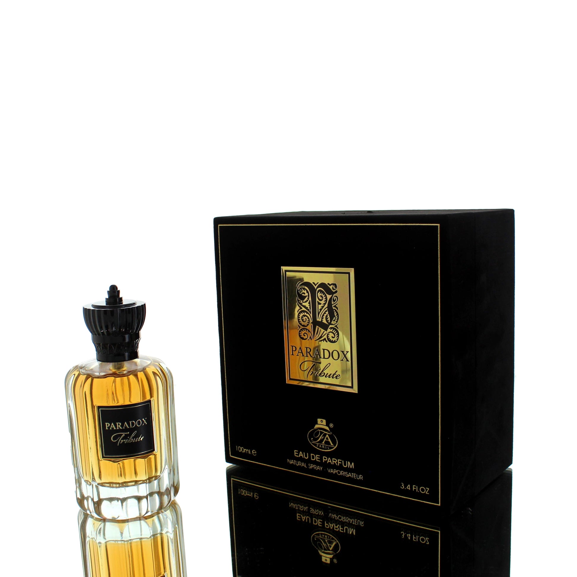 Fragrance World Paradox Tribute (Tabac Rose Twist) For Man/Woman Eau De Parfum Perfume Boxed