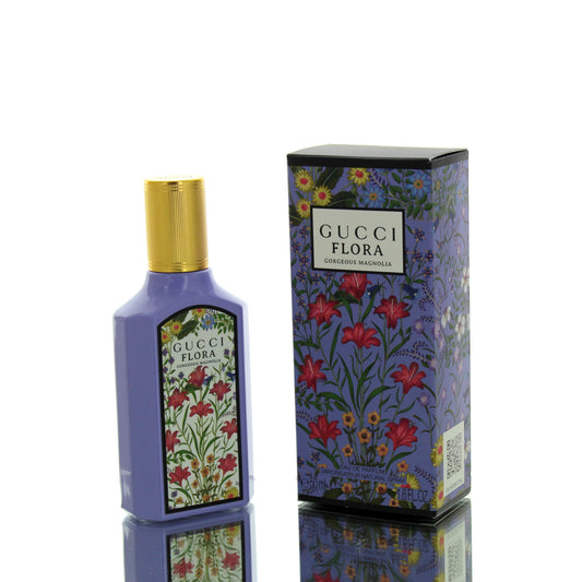 Gucci Flora Gorgeous Magnolia For Woman Eau De Parfum Perfume Boxed