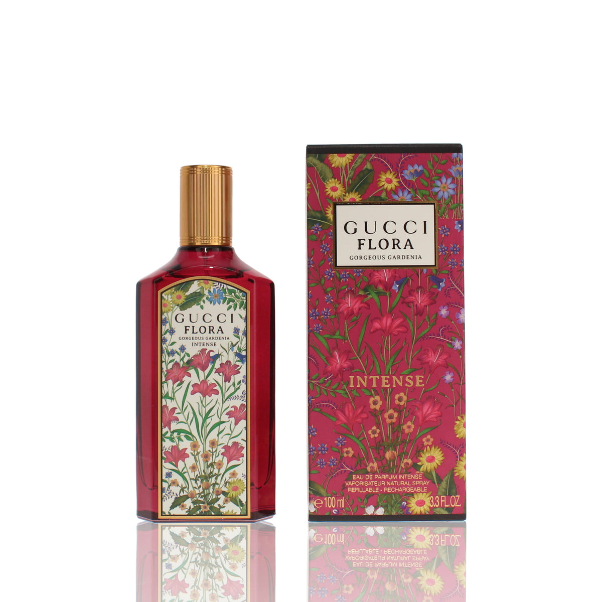 Gucci Flora Gorgeous Gardenia Intense Eau De Parfum Fragrance Boxed