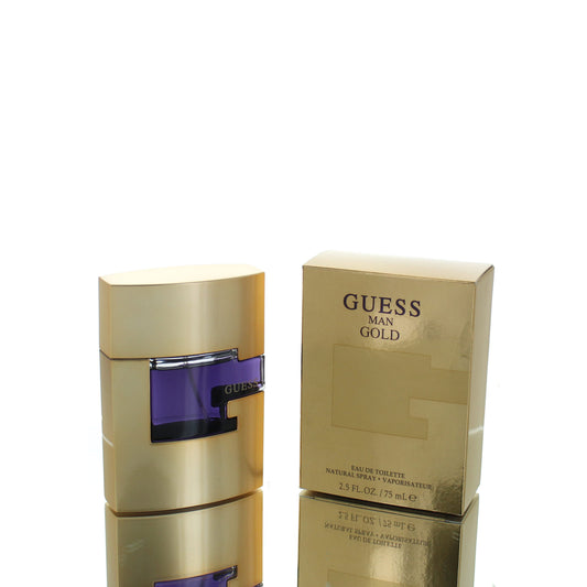 Guess Gold For Man Eau De Toilette Perfume Boxed