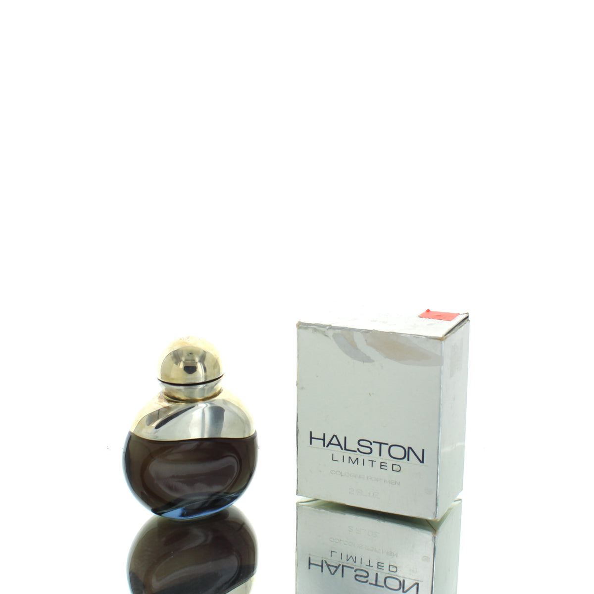 Halston Limited Edition (Vintage Silver Box) For Man Eau De Cologne Perfume Boxed