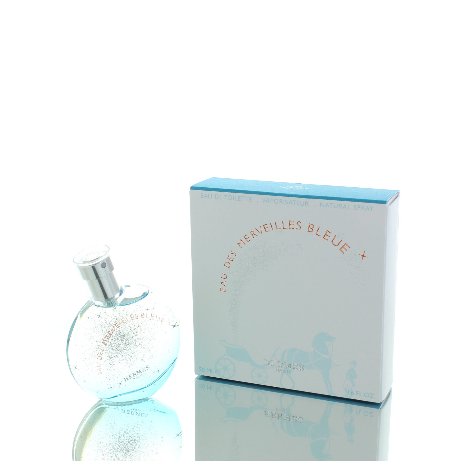 Hermes Eau des Merveilles Bleue For Woman Eau De Toilette Perfume Boxed