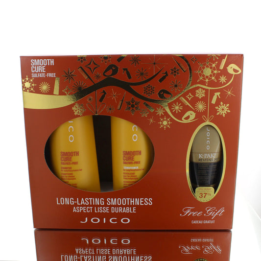 Joico Smooth Cure Sulfate-Free Ultimate Shampoo/Conditioner Kit For Woman Shampoo Perfume Gift Set