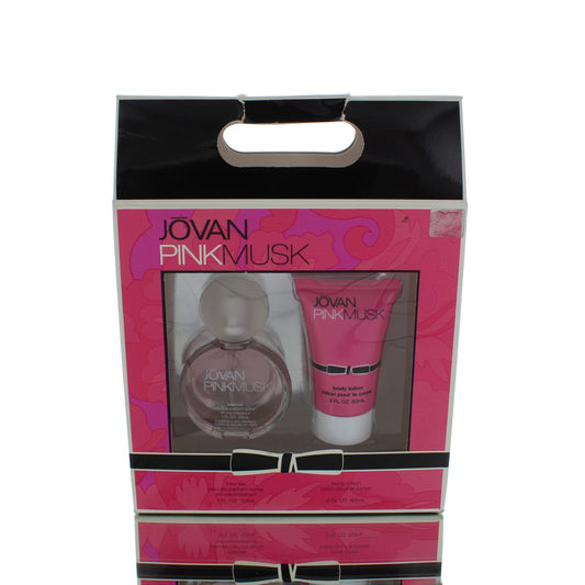 Jovan Pink Musk Vintage Pack For Woman Eau De Parfum Perfume Gift Set