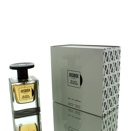 Jusbox Black Powder For Man/Woman Eau De Parfum Perfume Boxed