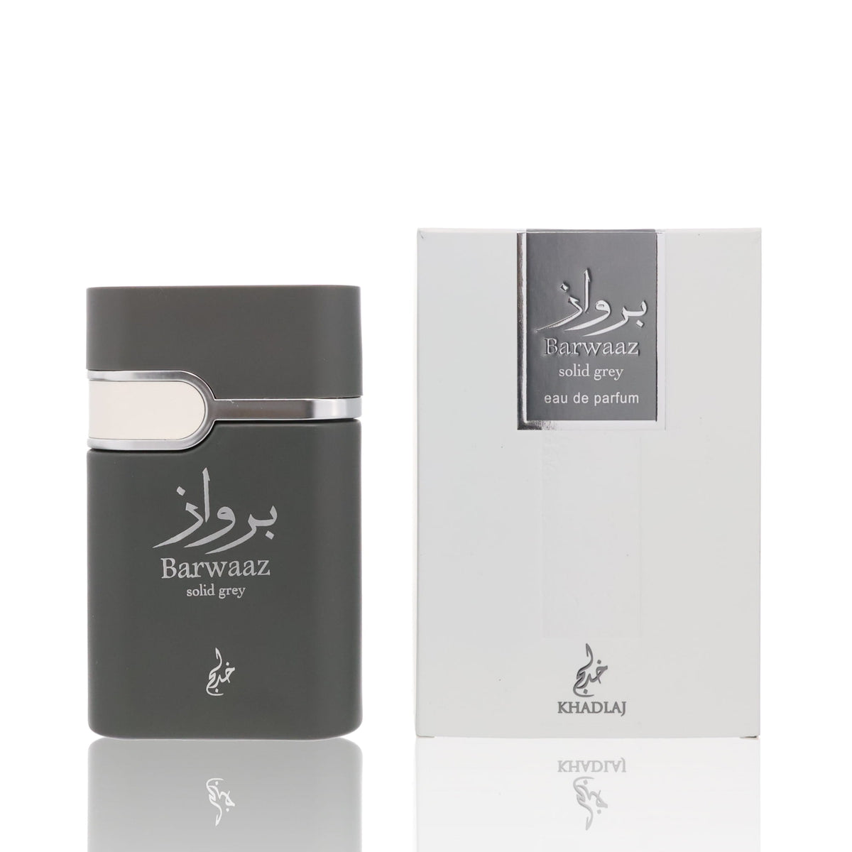Khadlaj Barwaaz Solid Grey Eau De Parfum Fragrance Boxed