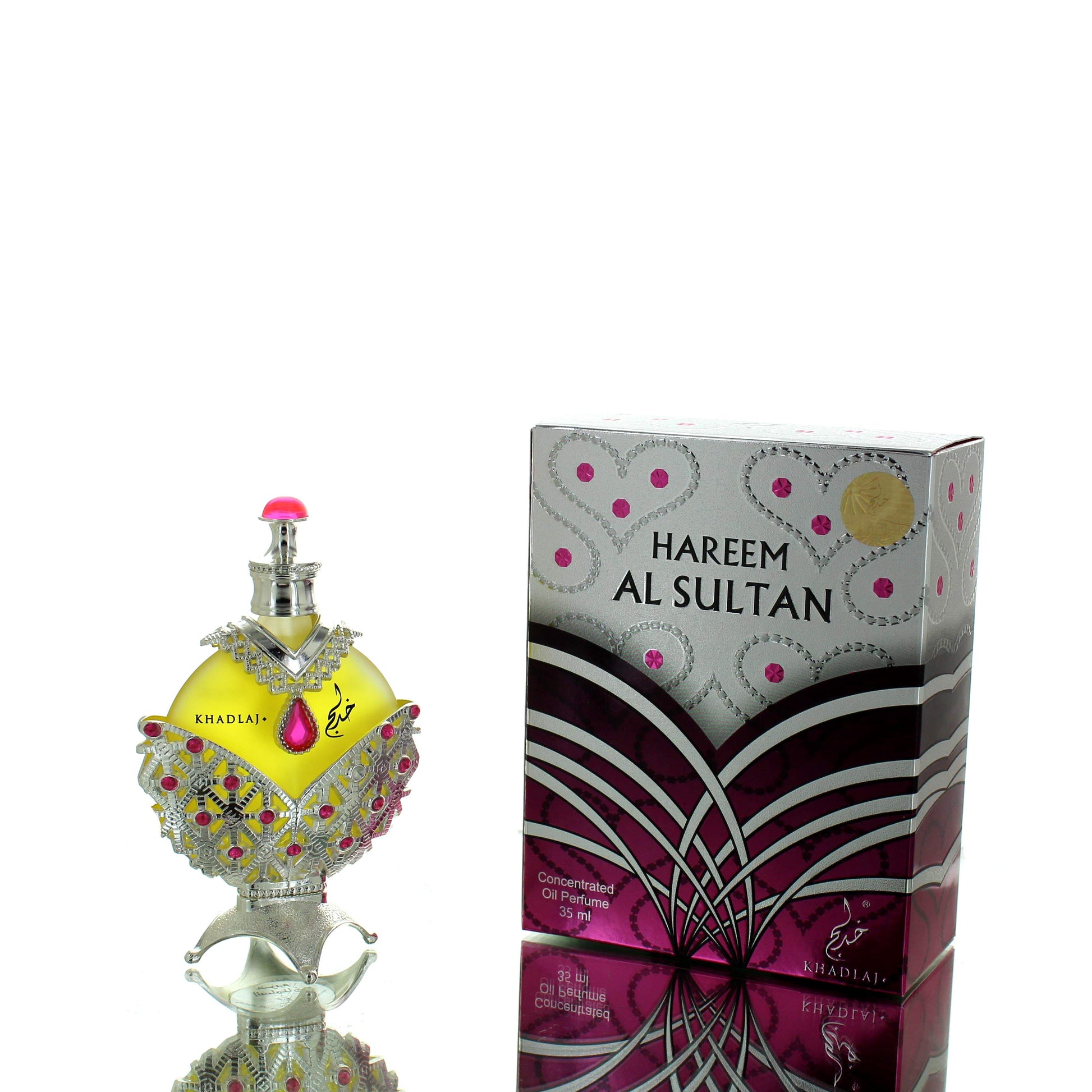 Khadlaj Hareem Al Sultan Silver Concentrated Perfume Oil Eau De Parfum Fragrance Boxed