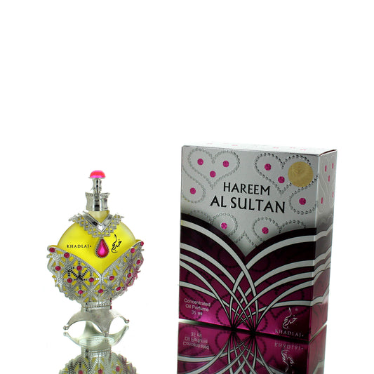 Khadlaj Hareem Al Sultan Silver Concentrated Perfume Oil Eau De Parfum Fragrance Boxed