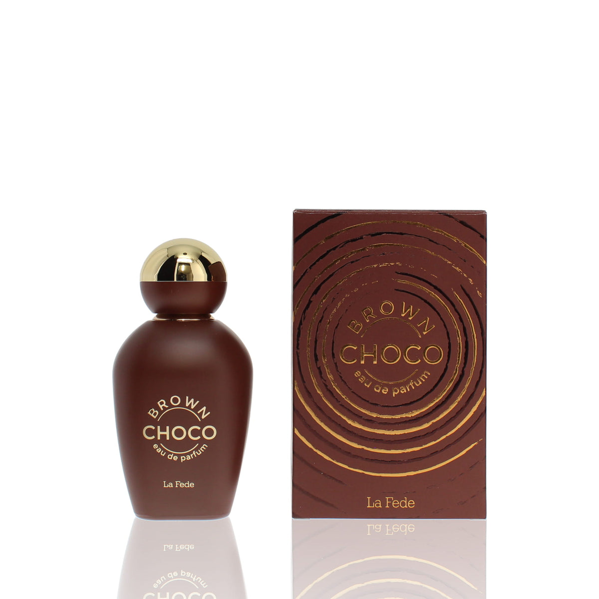 Khadlaj La Fede Choco Brown Eau De Parfum Fragrance Boxed