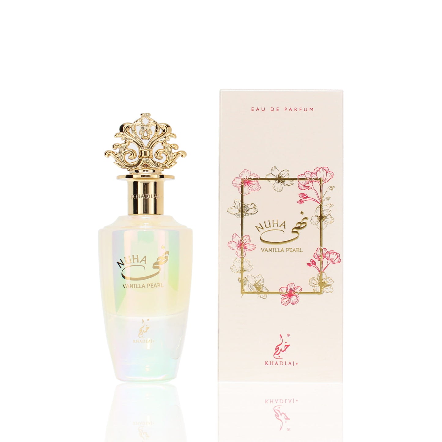 Khadlaj Nuha Vanilla Pearl Eau De Parfum Fragrance Boxed
