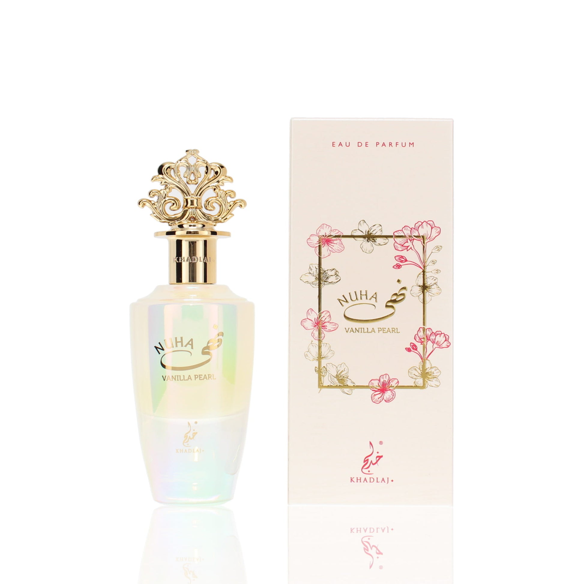 Khadlaj Nuha Vanilla Pearl Eau De Parfum Fragrance Boxed