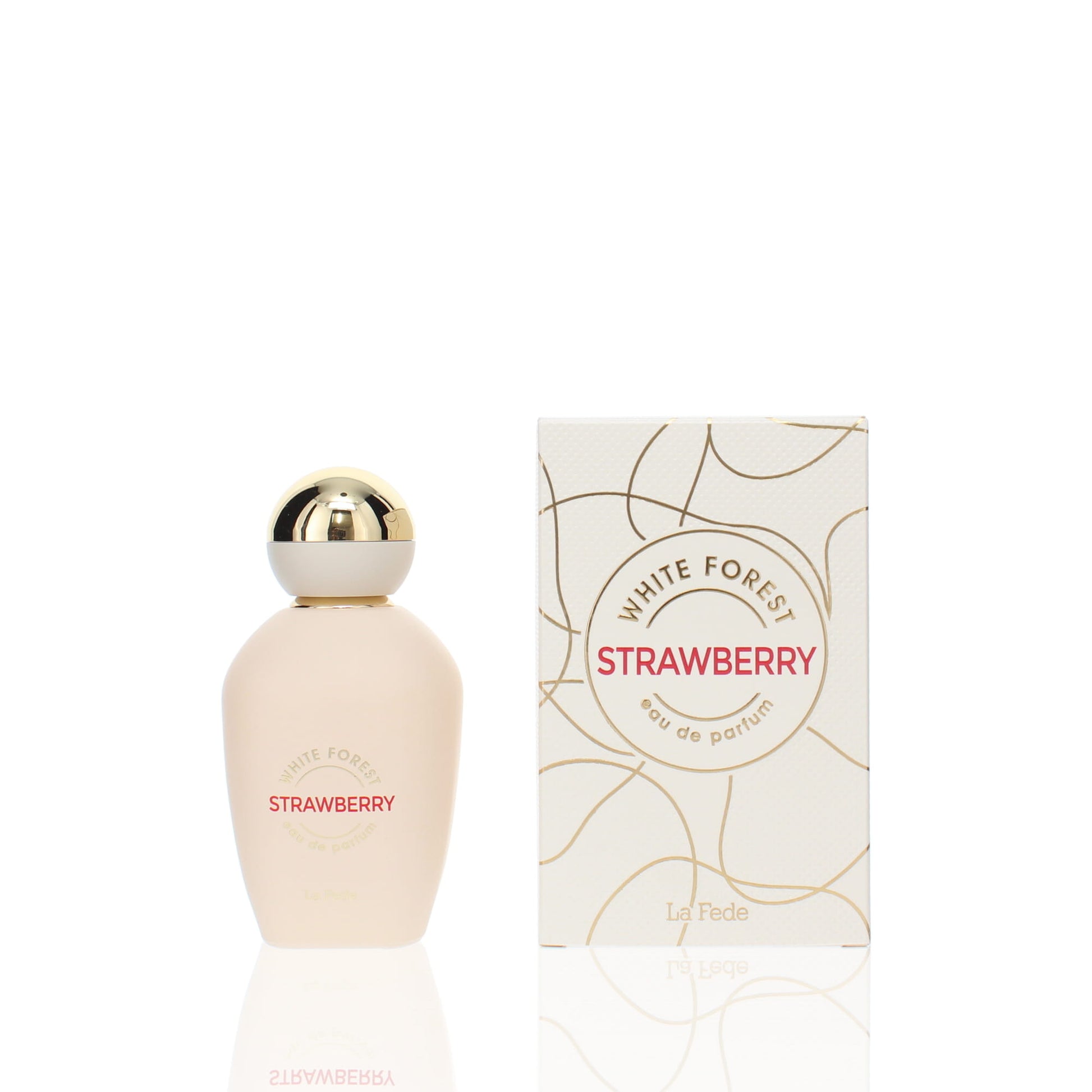 Khadlaj La Fede White Forest Strawberry Eau De Parfum Fragrance Boxed