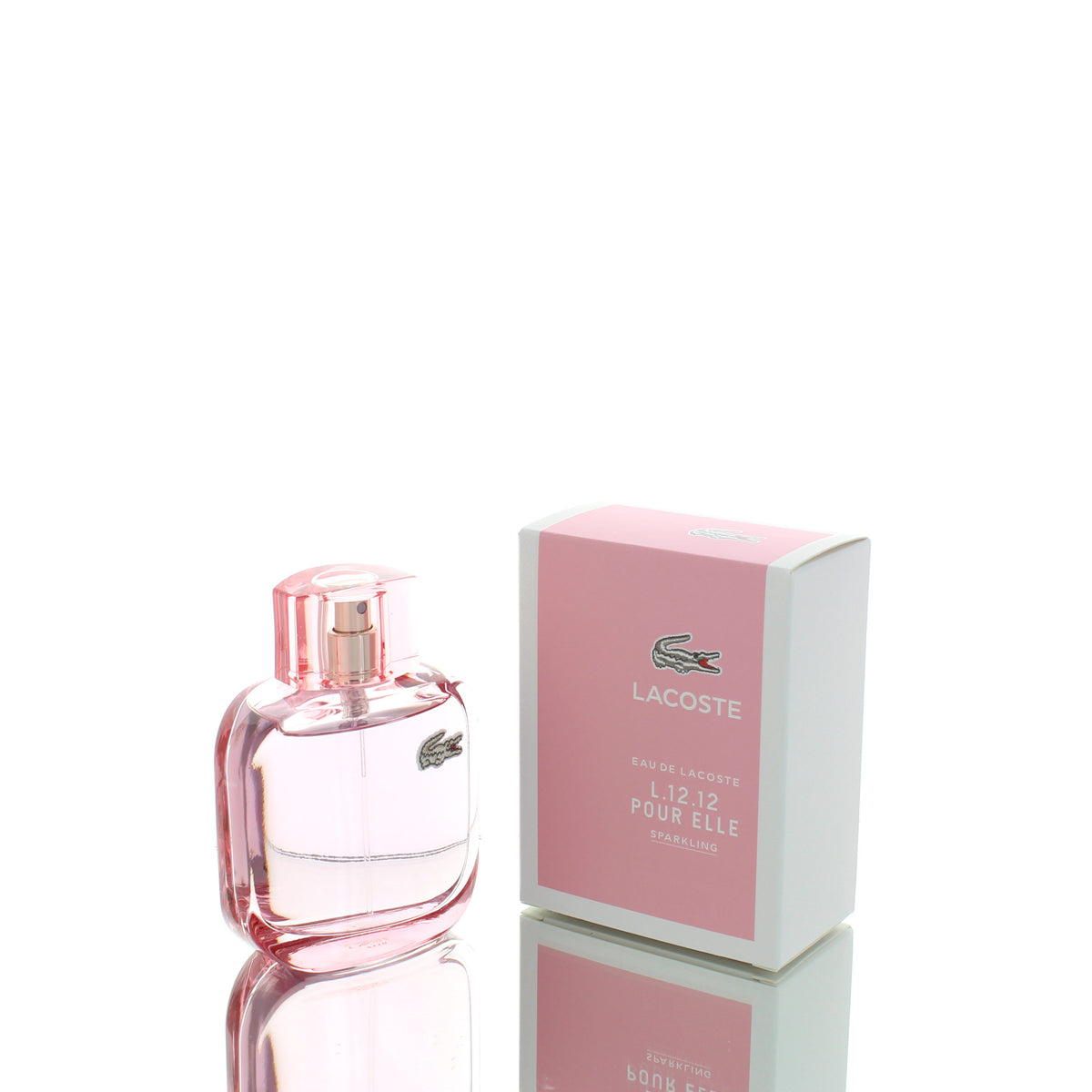 Lacoste Eau De Lacoste L.12.12. Elle \"Sparkling\" For Woman Eau De Toilette Perfume Boxed