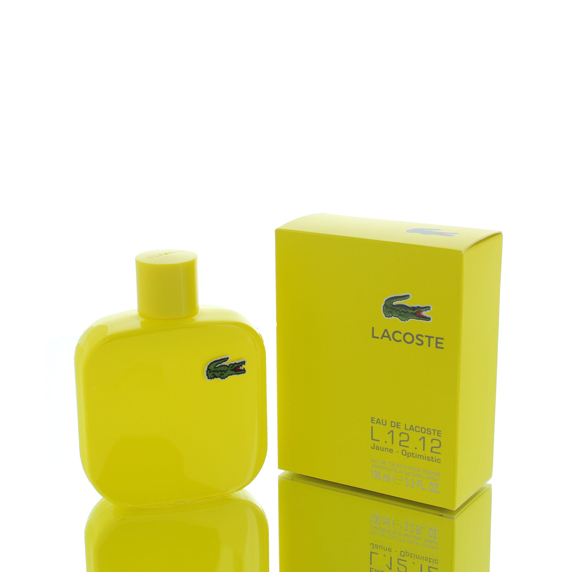 Lacoste Jaune (Yellow) Optimistic For Man Eau De Toilette Perfume Boxed