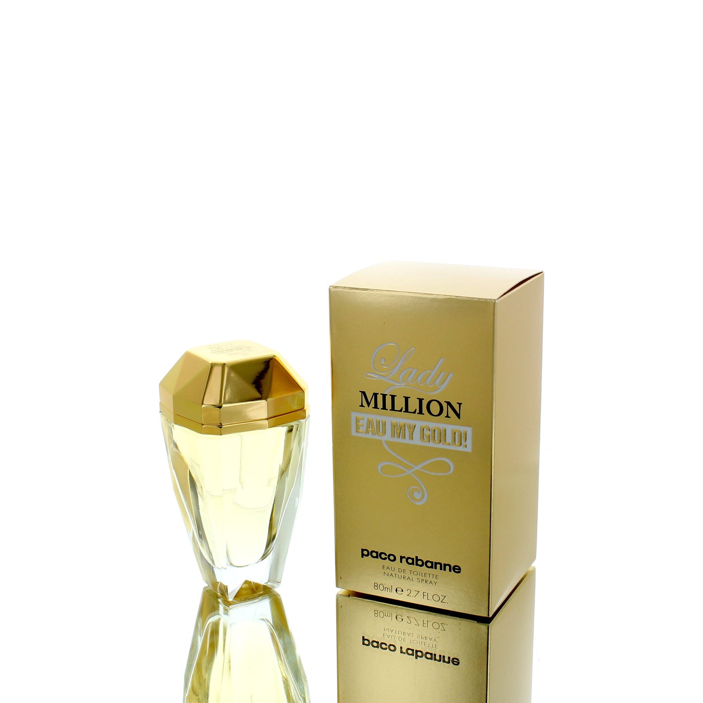 Eau My Gold Lady Million by Rabanne For Woman Eau De Toilette Perfume Tester