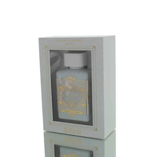 Lattafa Bade'e Al Oud Honor and Glory (White Bottle) For Man/Woman Eau De Parfum Perfume Boxed