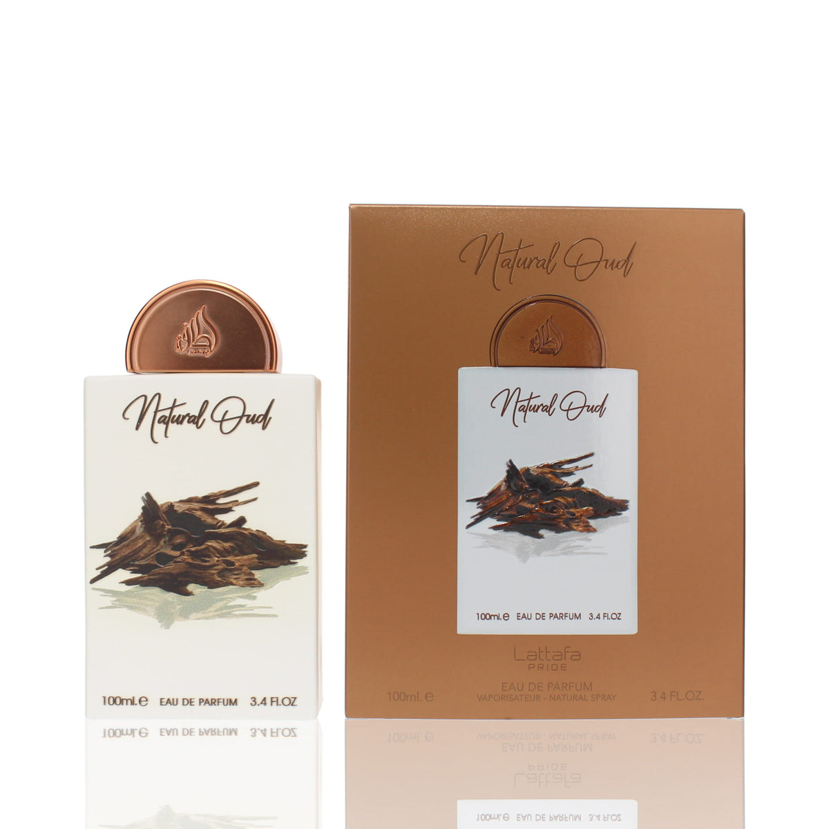 Lattafa Natural Oud Eau De Parfum Fragrance Boxed