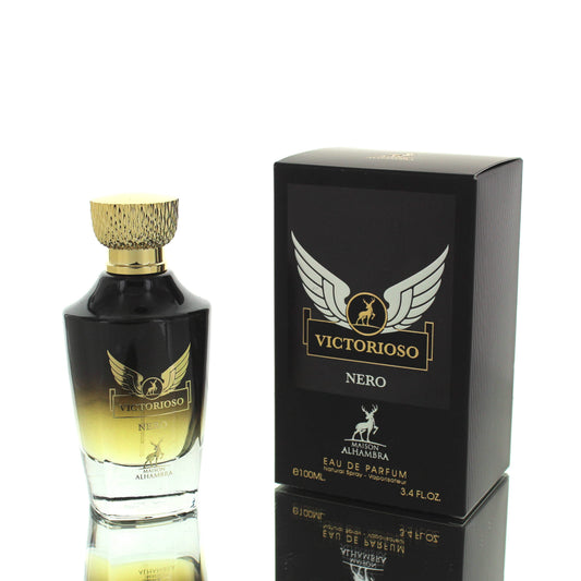 Lattafa Maison Alhambra Victorioso Nero For Man/Woman Eau De Parfum Perfume Boxed