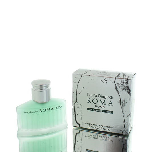 Laura Biagotti Roma Uomo Cedro For Man Eau de Toilette Perfume Boxed